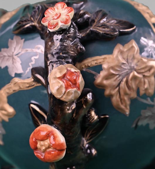 Nature made vase, (Attributed to) Émile GALLÉ for the Lunéville factory Nature made vase, (Attributed to) Émile GALLÉ for the Lunéville factory-6