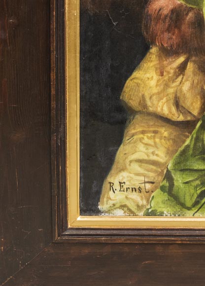 Rudolf ERNST (1854-1932) - Portrait of a high-ranking Austro-Hungarian dignitary Rudolf ERNST (1854-1932) - Portrait of a high-ranking Austro-Hungarian dignitary-2