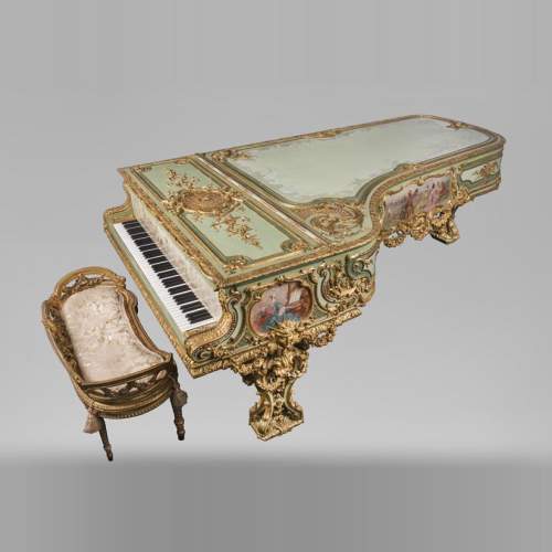 Steinway & Sons – Th. Kammerer (Cuel & cie), A Concert Grand Piano (unique piece) which belonged to Cornelius Vanderbilt II