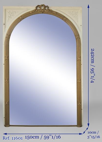 Louis XVI style overmontel, with rounded top Louis XVI style overmontel, with rounded top-6