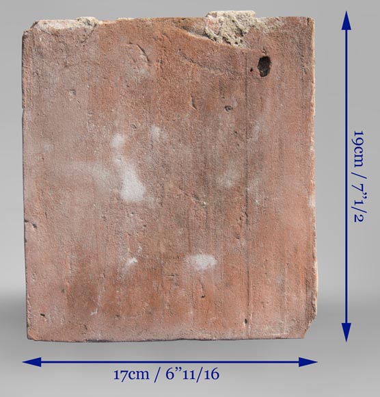 Little set of terracotta floor tiles in square shape Little set of terracotta floor tiles in square shape-5