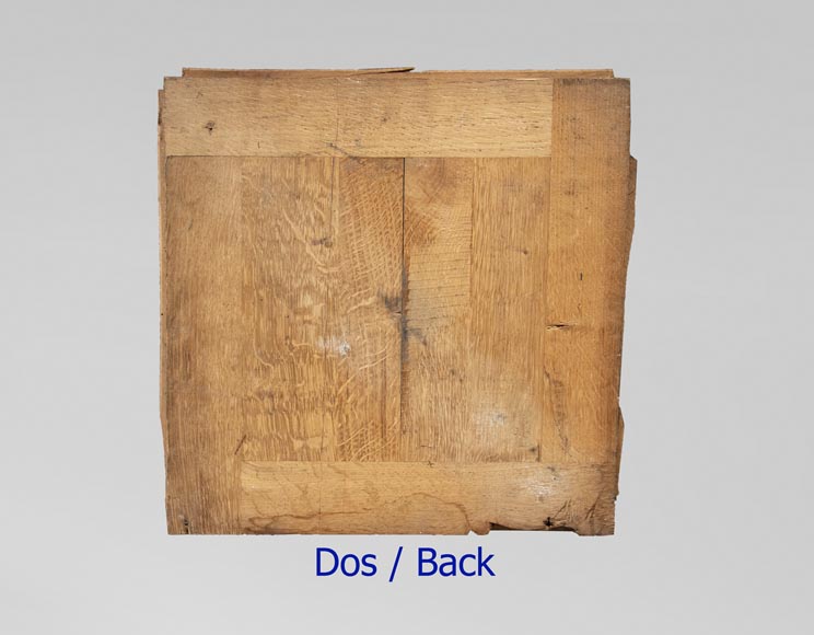 Lot of 7 m2 of square oak parquet panels Lot of 7 m2 of square oak parquet panels-3