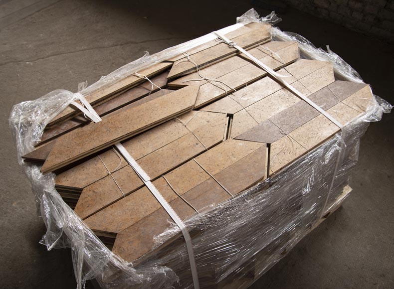 Small set of parquet flooring Point de Hongrie Small set of parquet flooring Point de Hongrie-1