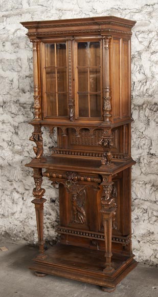 Small Neo-Renaissance style display cabinet Small Neo-Renaissance style display cabinet-1