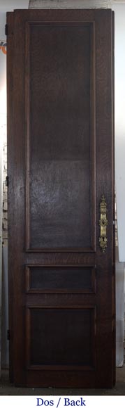 Double door in carved oak in Napoleon III style Double door in carved oak in Napoleon III style-9