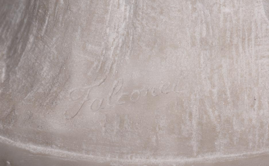 Etienne Maurice FALCONET (from) - Venus removing Cupid's quiver, in Carrara marble Etienne Maurice FALCONET (from) - Venus removing Cupid's quiver, in Carrara marble-9