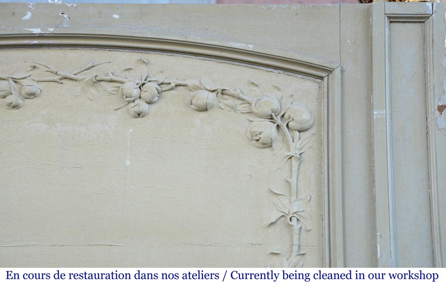 Antique trumeau decorated with garlands of fruit Antique trumeau decorated with garlands of fruit-4