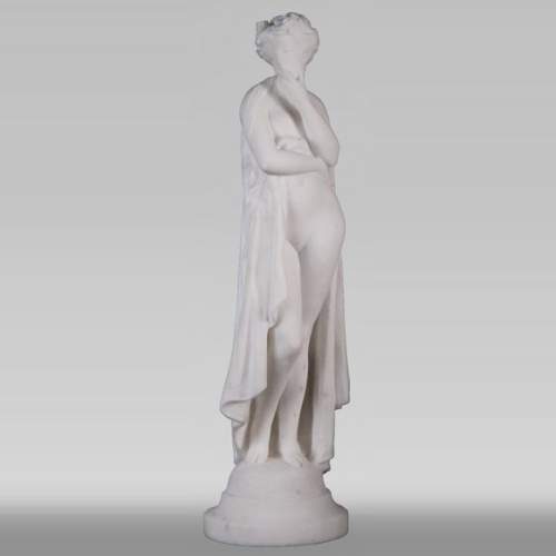 Albert CARRIER-BELLEUSE (1824-1887) - Young woman in statuary marble