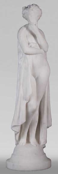 Albert CARRIER-BELLEUSE (1824-1887) - Young woman in statuary marble Albert CARRIER-BELLEUSE (1824-1887) - Young woman in statuary marble-0