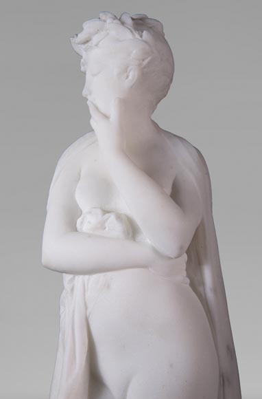 Albert CARRIER-BELLEUSE (1824-1887) - Young woman in statuary marble Albert CARRIER-BELLEUSE (1824-1887) - Young woman in statuary marble-4