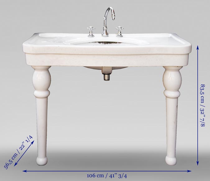 Two-footed earthenware washbasin Two-footed earthenware washbasin-7