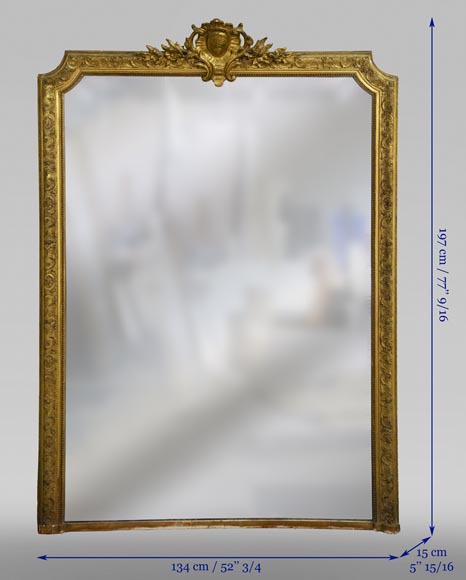 Antique Regency style Trumeau Antique Regency style Trumeau-6