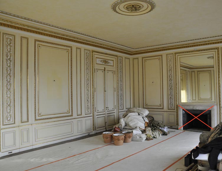 Important Louis XVI style woodwork, end of the 20th century Important Louis XVI style woodwork, end of the 20th century-3