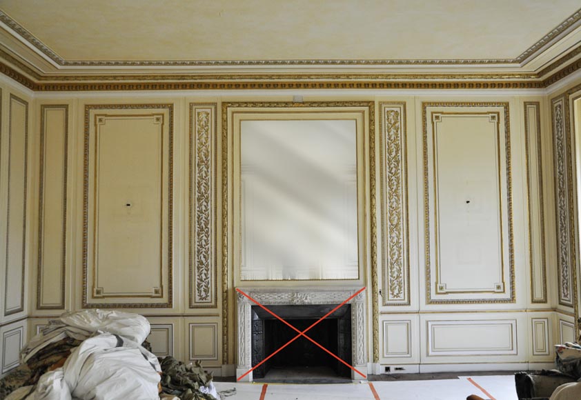 Important Louis XVI style woodwork, end of the 20th century Important Louis XVI style woodwork, end of the 20th century-5