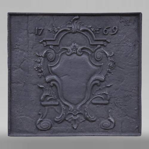 Louis XV period fireback, dated 1769