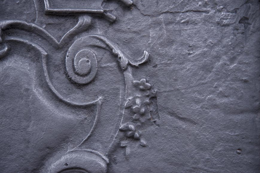 Louis XV period fireback, dated 1769 Louis XV period fireback, dated 1769-3