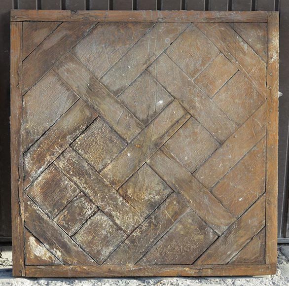 Lot of Versailles parquet flooring and Chantilly oak parquet flooring from the 18th century Lot of Versailles parquet flooring and Chantilly oak parquet flooring from the 18th century-12