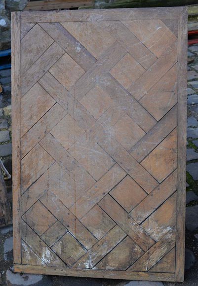 Lot of Versailles parquet flooring and Chantilly oak parquet flooring from the 18th century Lot of Versailles parquet flooring and Chantilly oak parquet flooring from the 18th century-20