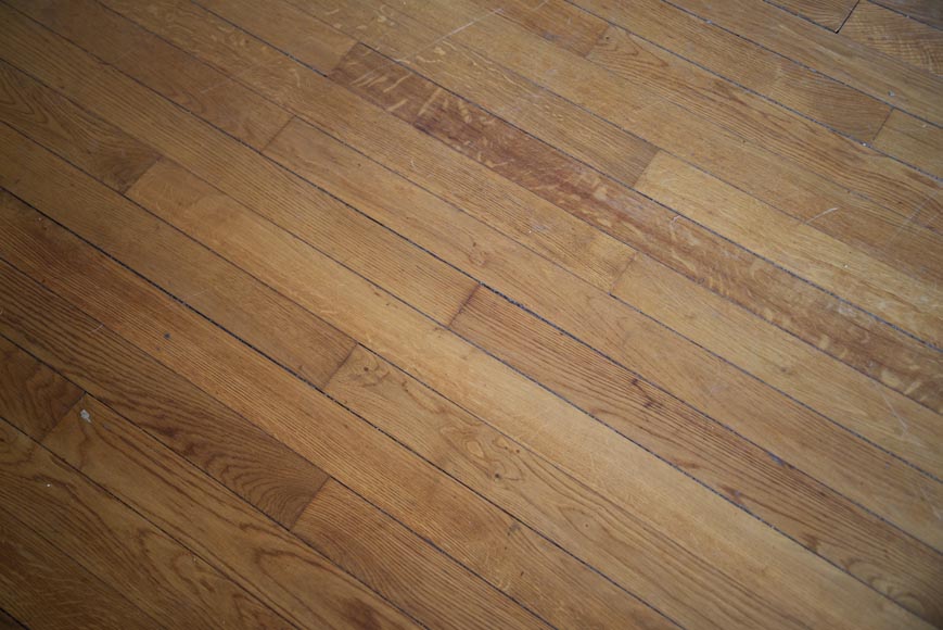 Lot of 38 m2 of old oak parquet flooring-1
