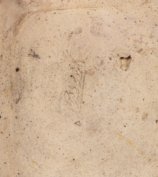 Charles GREBER (1820-1898) - Enamelled stoneware vase with gardeners Charles GREBER (1820-1898) - Enamelled stoneware vase with gardeners-9