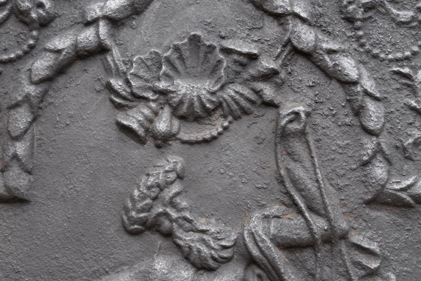 Neo-Renaissance fireback with Neptune, 19th century Neo-Renaissance fireback with Neptune, 19th century-4