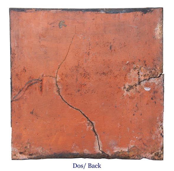 Antique fireback of Empire style Antique fireback of Empire style-4