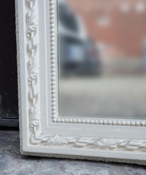 Antique Louis XVI style trumeau with a pediment decorated with a bird Antique Louis XVI style trumeau with a pediment decorated with a bird-6