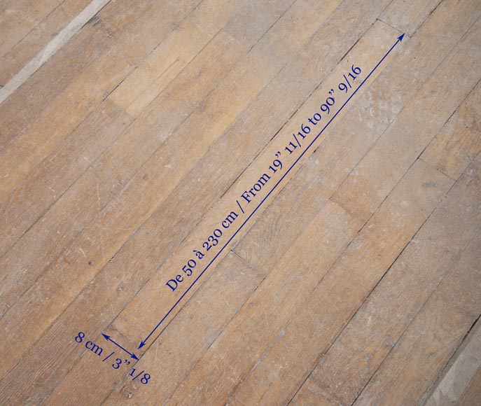 Lot of 25 m2 of antique oak parquet flooring-8