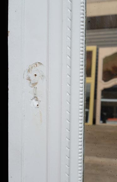 Antique painted trumeau decorated with an oil on canvas representing a gallant scene Antique painted trumeau decorated with an oil on canvas representing a gallant scene-6