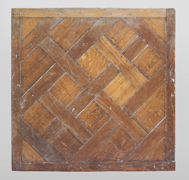 Lot of 25 m2 of 18th century Versailles oak parquet flooring Lot of 25 m2 of 18th century Versailles oak parquet flooring-0