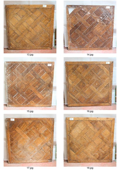 Lot of 25 m2 of 18th century Versailles oak parquet flooring Lot of 25 m2 of 18th century Versailles oak parquet flooring-13