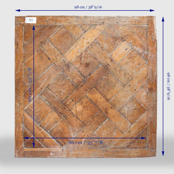 Lot of 25 m2 of 18th century Versailles oak parquet flooring Lot of 25 m2 of 18th century Versailles oak parquet flooring-17