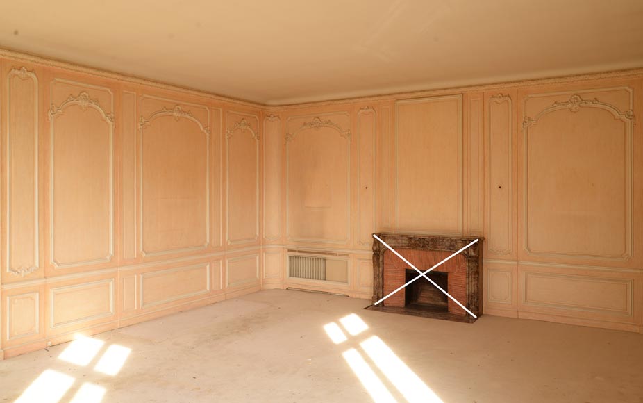 Two Louis XV style paneled rooms, end of the 19th century Two Louis XV style paneled rooms, end of the 19th century-15