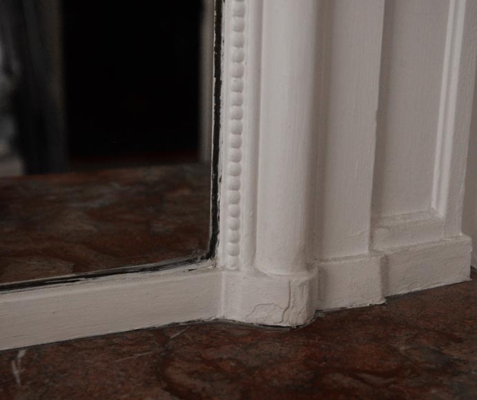 Antique trumeau painted in the Louis XV style Antique trumeau painted in the Louis XV style-4