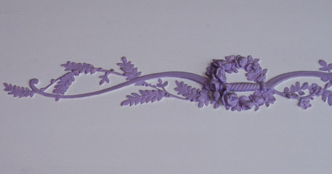 Antique Louis XVI style trumeau decorated with an arch Antique Louis XVI style trumeau decorated with an arch-2