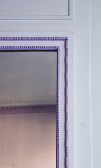 Antique Louis XVI style trumeau decorated with an arch Antique Louis XVI style trumeau decorated with an arch-3