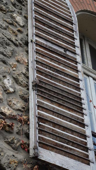 Two pairs of wooden shutters Two pairs of wooden shutters -6
