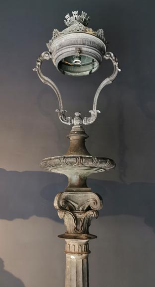 Important pair of bronze candelabra, 1868 Important pair of bronze candelabra, 1868-2