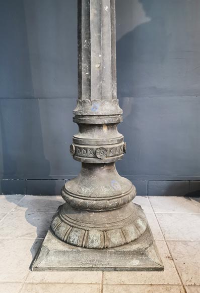 Important pair of bronze candelabra, 1868 Important pair of bronze candelabra, 1868-9