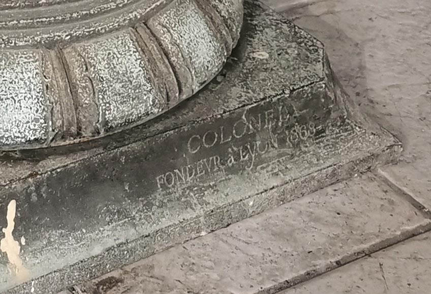 Important pair of bronze candelabra, 1868 Important pair of bronze candelabra, 1868-10