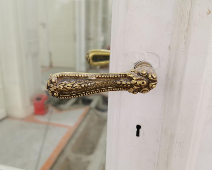 Important double doors with panes, end of the 19th century Important double doors with panes, end of the 19th century-3