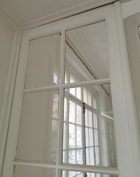 Pair of important double doors with panes, late 19th century Pair of important double doors with panes, late 19th century-2