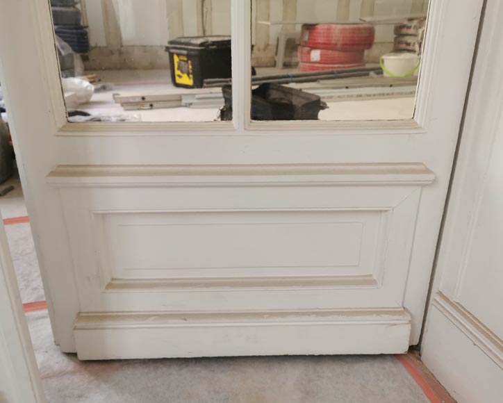 Pair of important double doors with panes, late 19th century Pair of important double doors with panes, late 19th century-5