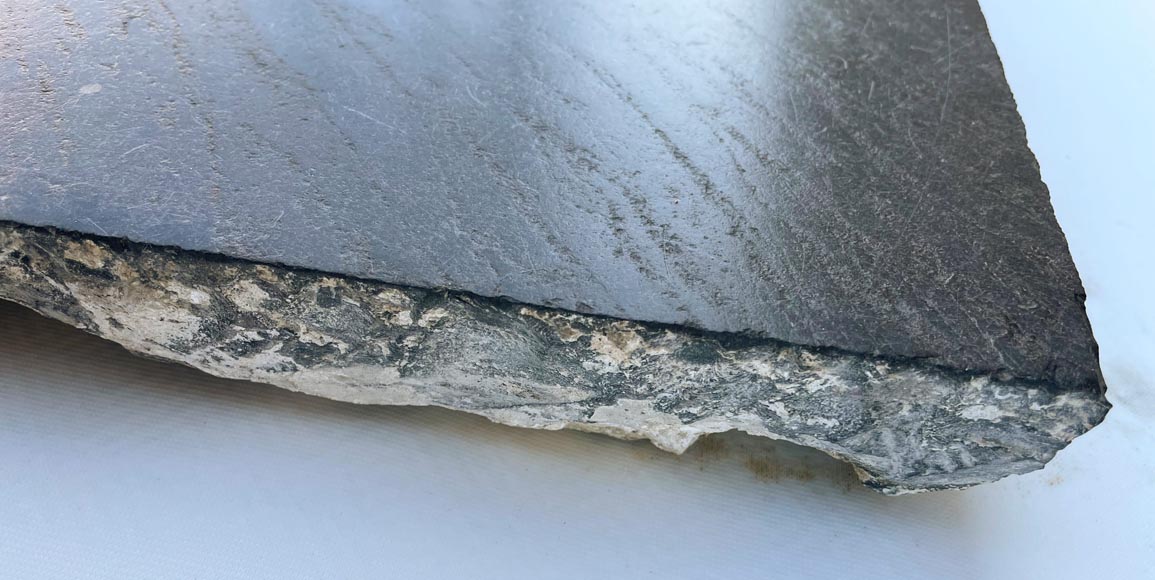 Large 280m² set of black stone tiles from Soignies, 19th century Large 280m² set of black stone tiles from Soignies, 19th century-4