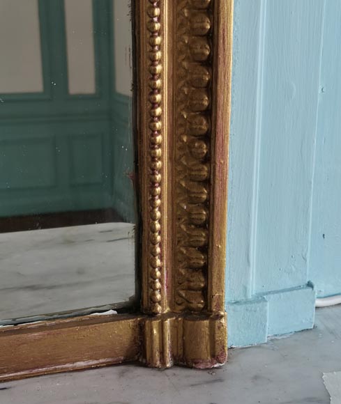 Louis XVI style trumeau with a roses crown and flowers garland Louis XVI style trumeau with a roses crown and flowers garland-5