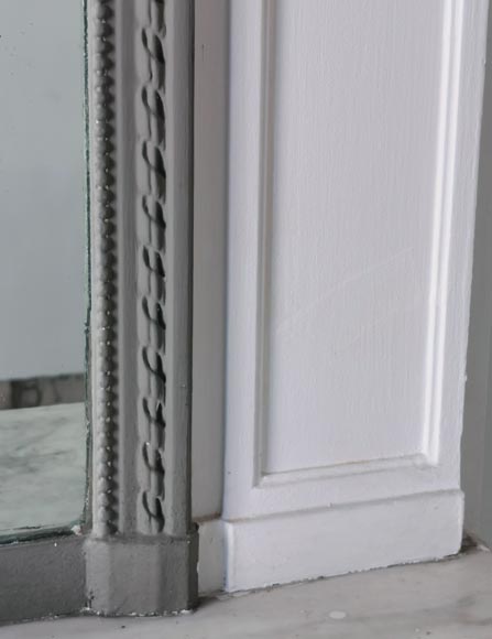 Two colors Louis XVI style trumeau with a music trophy Two colors Louis XVI style trumeau with a music trophy-4