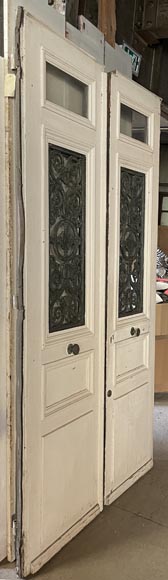 Important double front door, 19th century Important double front door, 19th century-1