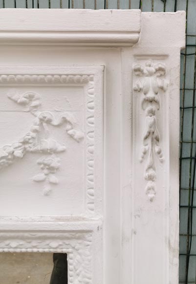 Louis XVI style trumeau with flowers garlands Louis XVI style trumeau with flowers garlands-2