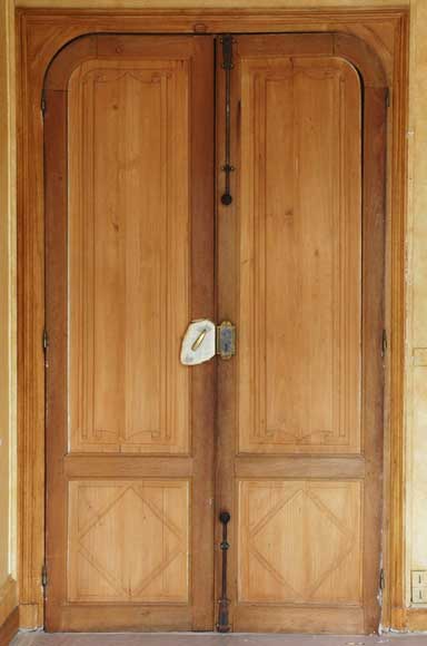 Set of 19th century wooden doors Set of 19th century wooden doors-0