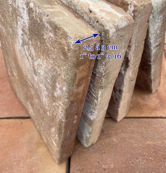 Set of 10 m² of terracotta floor tiles in square shape Set of 10 m² of terracotta floor tiles in square shape-4